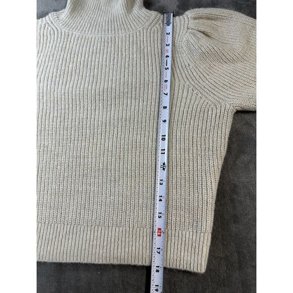 J. Crew Popcorn cable-knit sweater Ivory sz XS - Picture 7 of 10